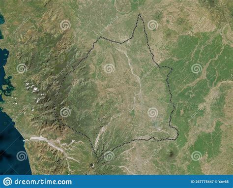 Tarlac Philippines Low Res Satellite No Legend Stock Illustration