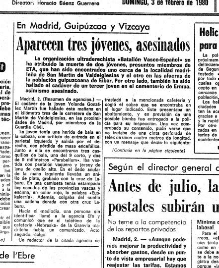 Jagoba Álvarez Ereño on Twitter TalDíaComoHoy de 1980 ETA asesinó