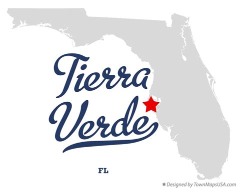 Map of Tierra Verde, FL, Florida