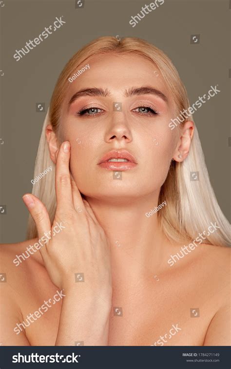 Sensual Portrait Facelift Procedure Blonde Nude Stock Photo Shutterstock