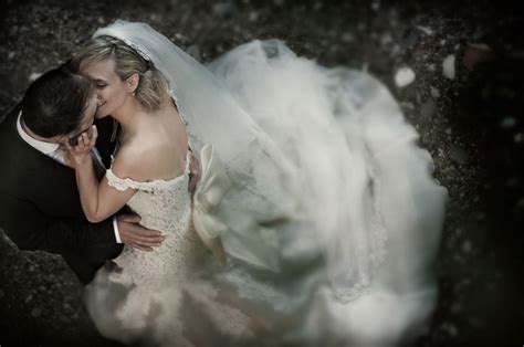 Beautiful Photo Of The Bride And Groom From Above Groom Wedding