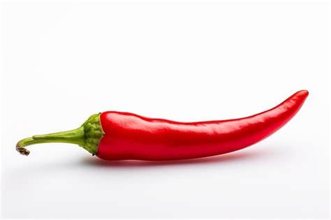 Premium AI Image Red Hot Chili Pepper Isolated On White Background