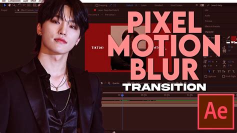 After Effects Rsmb Tiktok Pixel Motion Blur Transition Tutorial