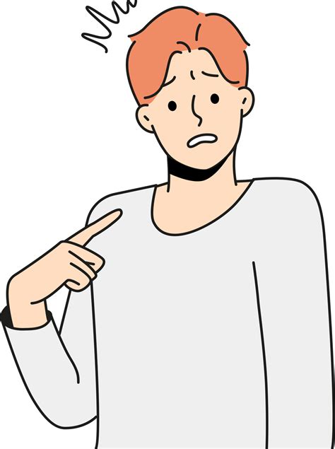 Person Pointing To Self Clipart