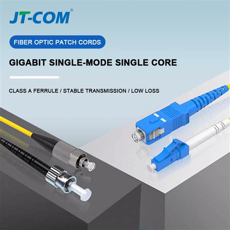 Jt Fiber Optic Patch Cord M M M M Simplex M Upc Sc Lc Fc