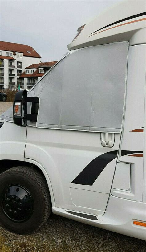 Thermoschutz außen Fahrerhaus Fiat Ducato Bj ab 2015 Glas Cover Lux