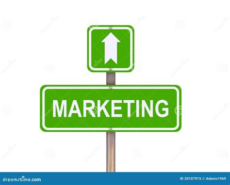 Marketing Sign Royalty Free Stock Photo - Image: 20107915