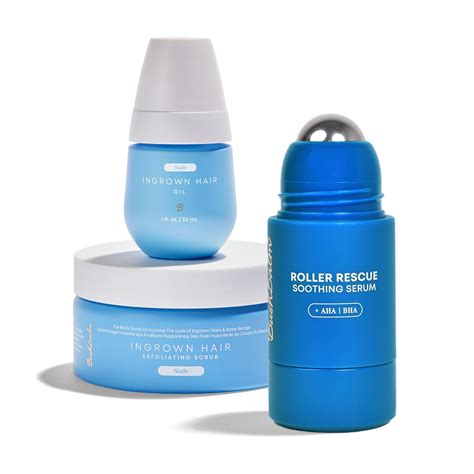 Amazon Bushbalm Ingrown Hair Routine Roller Rescue Nude Oil