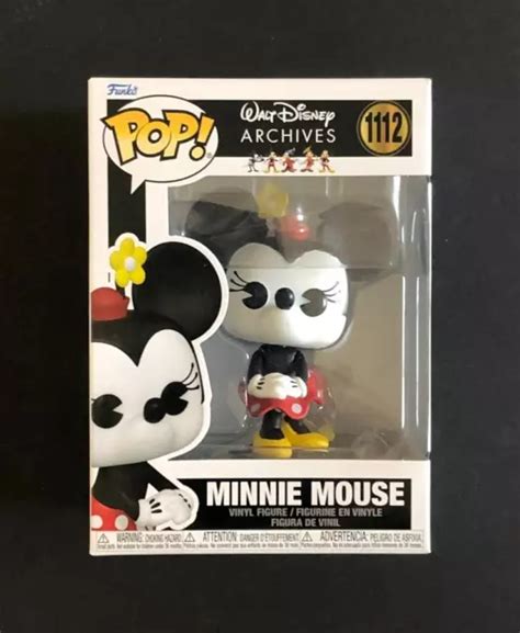 FUNKO POP MINNIE Mouse 1112 Walt Disney Archives New 7 43