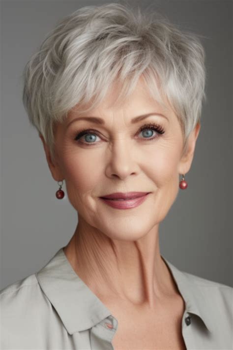 Gorgeous And Edgy Undercut Pixie Bold With Shaved Sides For A Modern Look Over 50 S In 2024