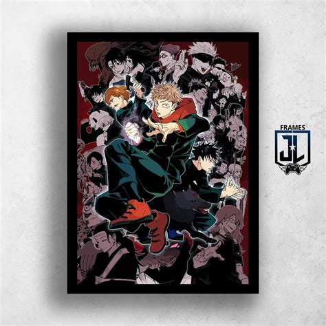 Quadro Decorativo Animes Jujutsu Kaisen Elo Produtos Especiais