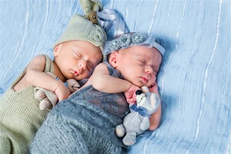 Newborn twins sleeping Stock Photos, Royalty Free Newborn twins ...