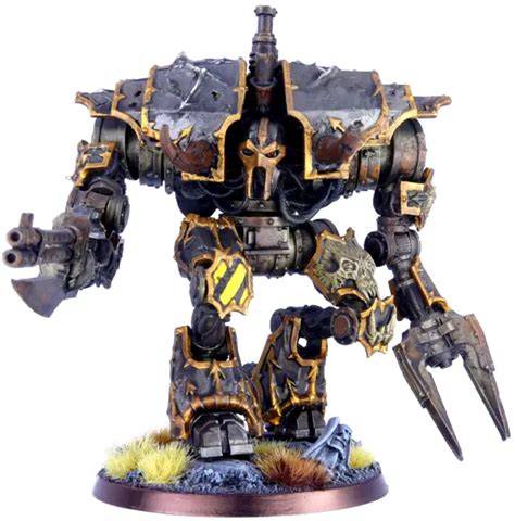 40K IRON WARRIORS Chaos Space Marines Decimator Daemon Engine Forge