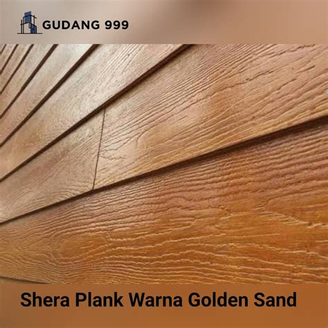 Jual Shera Plank Teak Golden Sand Cm Lisplank Grc Lisplang Shera