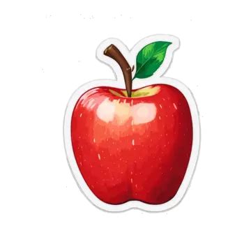 Apple Vector Sticker Design Apple Sticker Apple Vector Apple Png And