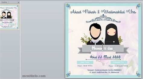 Download Gratis Template Undangan Nikah Digital Menit Info