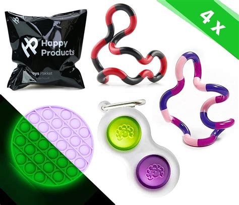 Happy Products Fidget Toys Pakket Stuks Pop It Simple Dimple