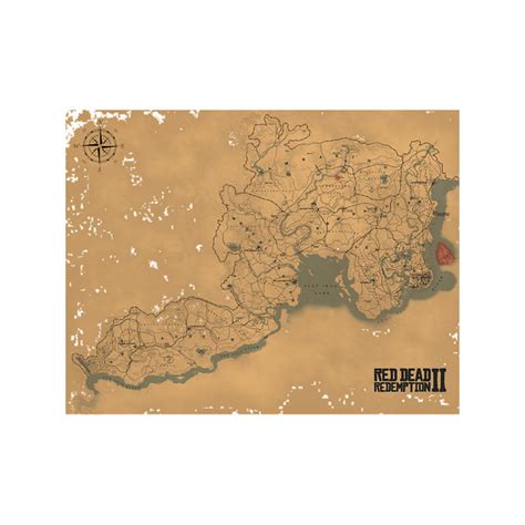 Red Dead Redemption 2 Map Rdr2 Map Inspire Uplift