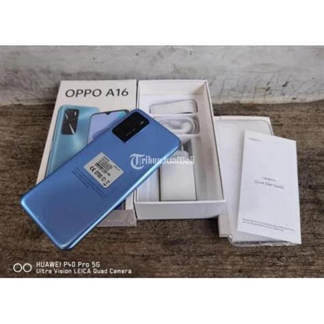 HP Oppo A16 6 128GB Bekas Mulus Nominus Fullset Garansi Aktif Di