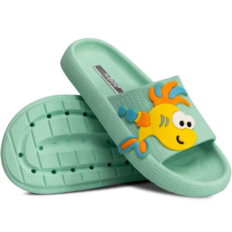 Chinelo Slide Nuvem N Ao Infantil Menina Menino