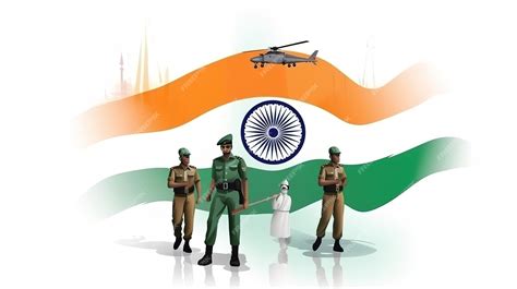 Premium AI Image | Indian airforce day with indian flag theam and ...