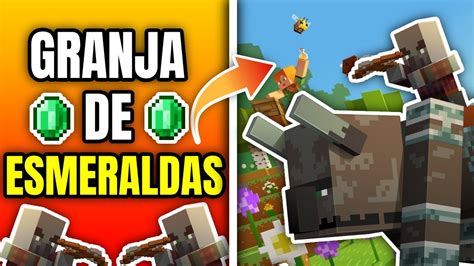 Como Hacer Una Granja De Raids Y Esmeraldas Minecraft Bedrock