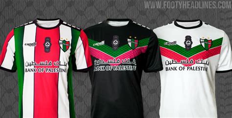 Cd Palestino Home Away Third Kits Released Footy Headlines