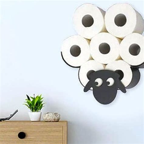 Toilet Roll Holder Sheep Wall Mounted Toilet Paper Holder Etsy