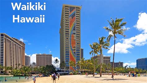 WAIKIKI HAWAII Walking Tour In Honolulu Oahu Island Ep 134 YouTube