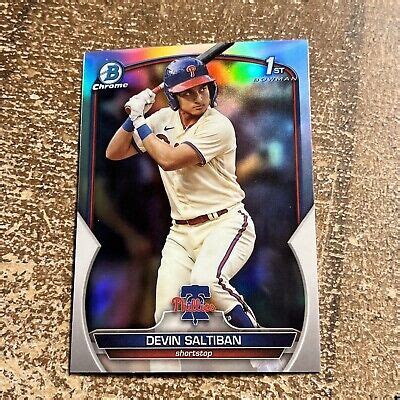 Bowman Draft Devin Saltiban St Bowman Chrome Refractor Bdc