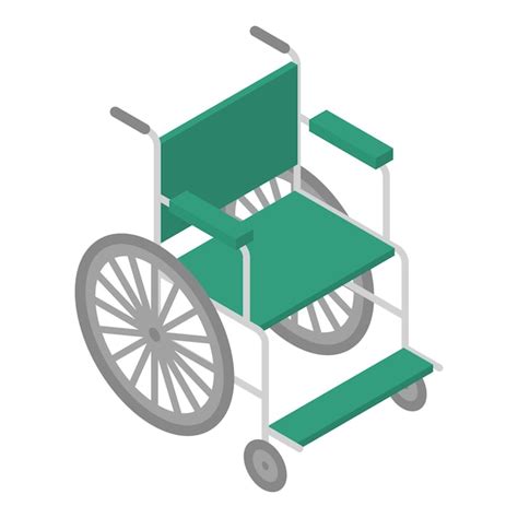 Premium Vector Medical Wheelchair Icon Isometric Of Medical