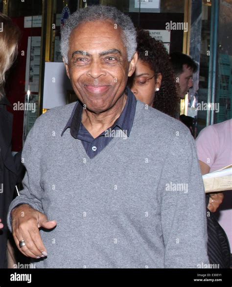 Brazilian singer Gilberto Gil attends the closing ceremony of the Brazilian Film Festival at the ...