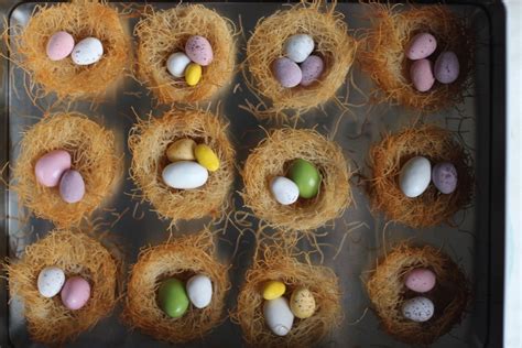 Edible Easter Egg Nests Made From Phyllo And Perfect For Spring