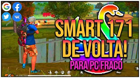 VOLTOU SMART GAGA 171 ATUALIZADO TODAS AS CONTAS 2023 FREE FIRE PC