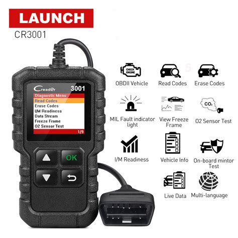 Launch X Cr Auto Full Obd Obdii Code Reader Scanner Obd