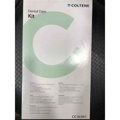 Rubber Dam Kit Hygenic Coltene With Indian Punch And Forceps Dentalmart