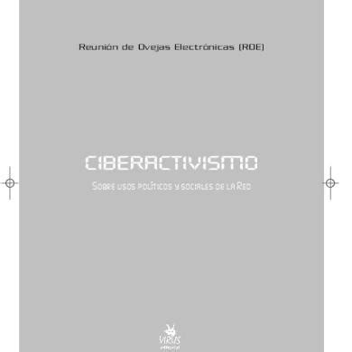 Download Ciberactivismo sobre usos políticos y sociales de la red by