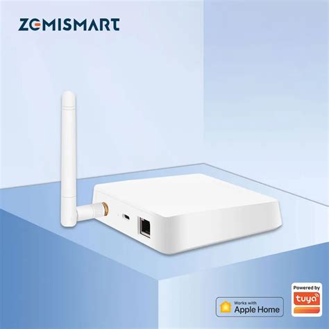 Nd Gen Newest Zemismart Zigbee Wired Hub With Antenna Strong Network