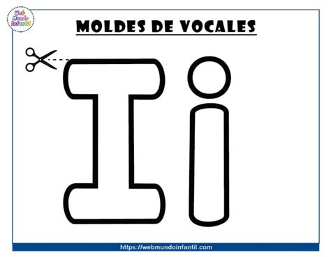 Moldes De Vocales Para Imprimir Y Recortar