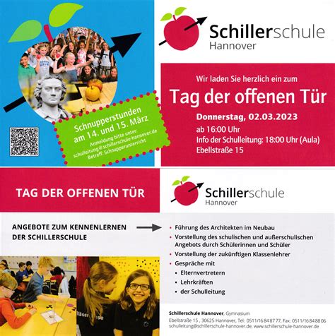 Tag Der Offenen T R Schillerschule Hannover