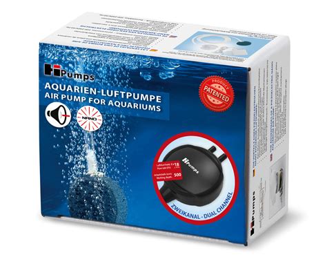 Hipumps Piezo Aquarien Luftpumpe Zweikanal Dual Channel