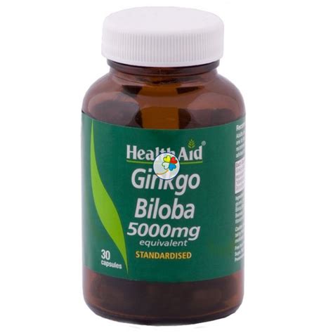 Ginkgo Biloba Mg Capsulas Health Aid