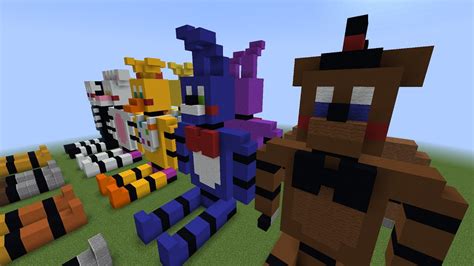 Minecraft Fnaf Plush Fnaf 2 Toys Speed Build Youtube