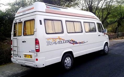 13 Seater Tempo Traveller Hire Delhi Traveler Van Rent In India