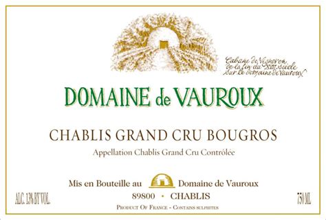 Domaine De Vauroux Chablis Bougros Grand Cru 2017