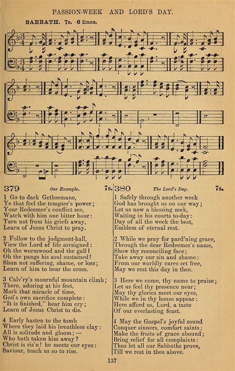 The Reformed Church Hymnal With Tunes 379 Go To Dark Sad Gethsemane