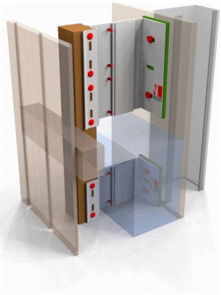 Nvelope® Rainscreen Sub Frame System Nv1 Rainscreen Cladding