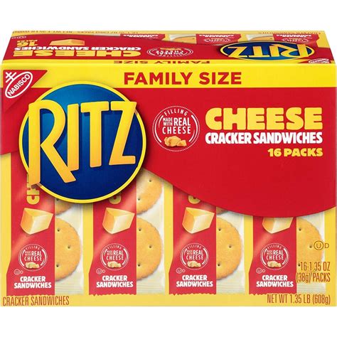 Ritz Cheese Cracker Sandwiches Snack Packs | Best Nostalgic Snacks ...