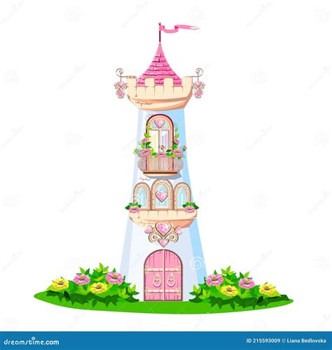 Fondo De Cuento De Hadas Con Castillo De Princesa Ilustraci N Del