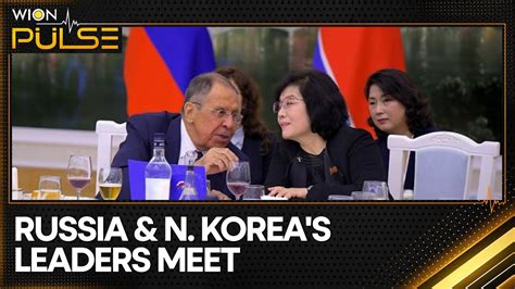 Russia North Korea Leaders Sergie Lavrov Choe Son Hui Meet In Moscow